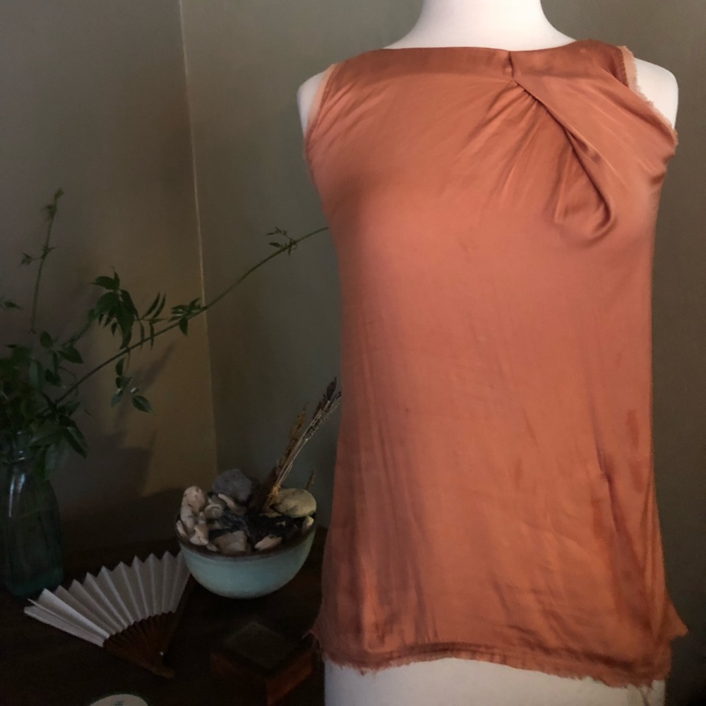 Helmet land silk camisole